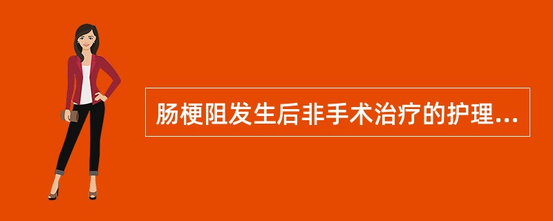 肠梗阻发生后非手术治疗的护理措施包括