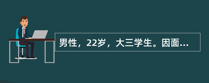 男性，22岁，大三学生。因面部反复多发丘疱疹三年、加重十余天就诊，查：前额、双颊、口周、前胸多发脓疱疹，其间散在有红色丘疹和囊肿破溃后留下的瘢痕，偶有轻痒。针对此病人护理错误的是