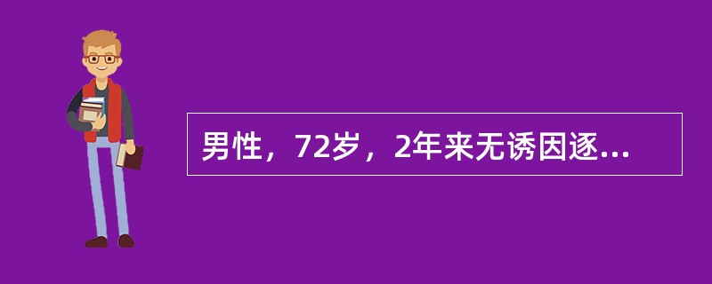 男性，72岁，2年来无诱因逐渐出现行动缓慢，行走时上肢无摆动，前倾屈曲体态。双手有阵颤，双侧肢体肌张力增高。无智能和感觉障碍，无锥体束损害征。最可能的诊断是