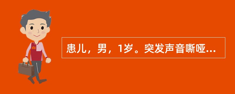 患儿，男，1岁。突发声音嘶哑，犬吠样咳嗽，吸气性喉鸣和三凹征，患儿烦躁，口周发绀。查体：体温38.4℃，咽充血，吸气性呼吸困难，肺无湿啰音，间接喉镜检查可有声带肿胀，声带黏膜呈梭形肿胀。对该患儿的护理