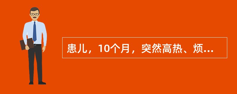 患儿，10个月，突然高热、烦躁，吃奶后频繁呕吐入院，查体：体温38℃，意识模糊，眼神呆滞，颈有抵抗，前囟隆起。应考虑以下哪种疾病