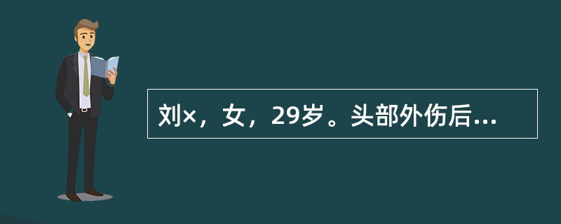 刘×，女，29岁。头部外伤后出现头痛，经久不愈，痛处固定不移，痛如锥刺，舌质紫，苔薄白，脉细涩。根据患者上述临床表现，考虑此患者的头痛为