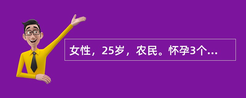 女性，25岁，农民。怀孕3个月，突然寒战，高热，大汗，间日发作2周就诊。血涂片找到疟原虫。此时最好选用哪种药物