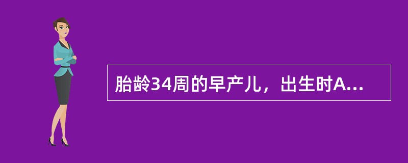 胎龄34周的早产儿，出生时Apgar评分7分，生后4h出现进行性呼吸困难伴全身发绀，双肺呼吸音低下，深吸气末可闻及少量湿性啰音。最可能的诊断是