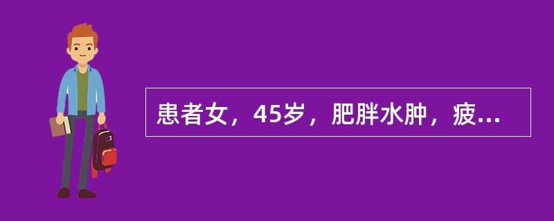 患者女，45岁，肥胖水肿，疲乏无力，肢体困重，尿少，纳差，腹满，舌苔薄腻，舌质淡边有齿痕，脉沉细。除主穴外，针刺治疗最为适宜的穴位是