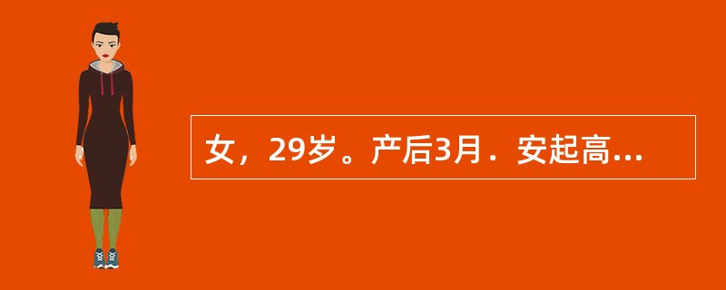 女，29岁。产后3月．安起高执．体温39.6℃．伴尿路刺激症状。体检：肾区叩击痛(+)。尿常规：尿蛋白+，红细胞3～5／HP，白细胞(+++)，已作尿培养，报告未出。为进一步明确诊断，下列哪项检查简便