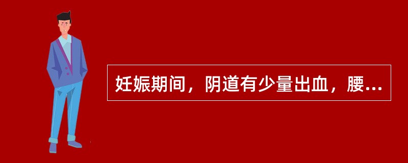 妊娠期间，阴道有少量出血，腰酸腹痛，小腹下坠，头晕耳鸣，夜尿多，舌淡暗色白，脉沉细滑，尺脉弱。常用方药