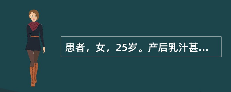 患者，女，25岁。产后乳汁甚少，乳汁稀薄，乳房柔软无胀感，面色少华，倦怠乏力，纳可，寐安，二便调，舌质淡，苔薄白，脉细弱。其首选方剂为