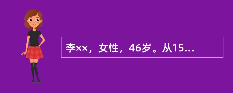 李××，女性，46岁。从15岁开始即有尿血间断发作，曾在某医院诊治，诊为慢性肾炎，经治疗效不明显。伴有头晕耳鸣，精神困惫，腰脊酸痛，舌质淡，脉沉弱。根据上述辨证特点，下列方剂中宜选用