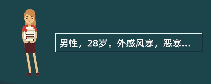 男性，28岁。外感风寒，恶寒发热，头、身疼痛，鼻塞，无汗，脉浮紧，且伴浮肿。本病例辨证为风寒表实证和风寒水肿（即水肿兼有风寒表证），对治疗本病用下列哪味药配伍使用最适宜