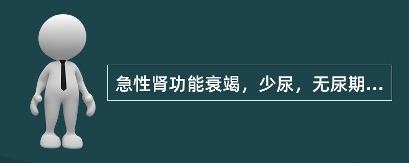 急性肾功能衰竭，少尿，无尿期的电解质紊乱，下列哪些可能发生