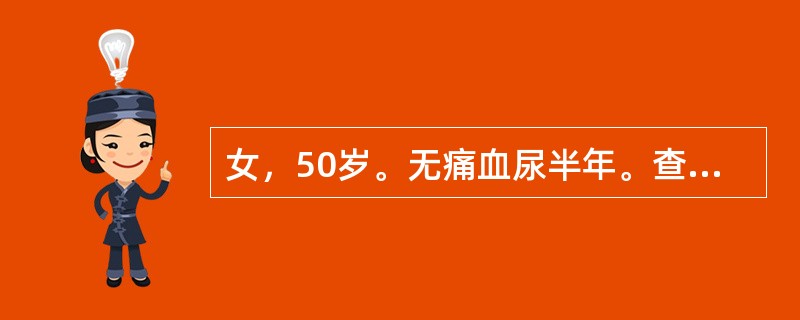 女，50岁。无痛血尿半年。查体：双肾未扪及，尿中找到癌细胞，膀胱镜检查未见异常。为进一步明确诊断，最适宜的方法是：