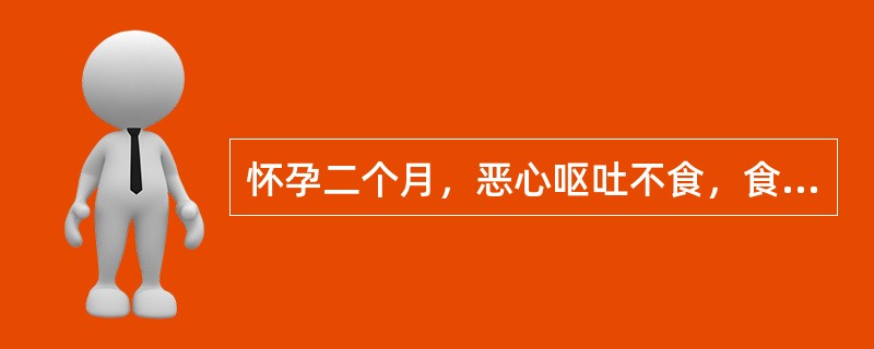 怀孕二个月，恶心呕吐不食，食入即吐，口淡，脘腹痞胀，舌淡苔白，脉缓滑无力。治疗方药