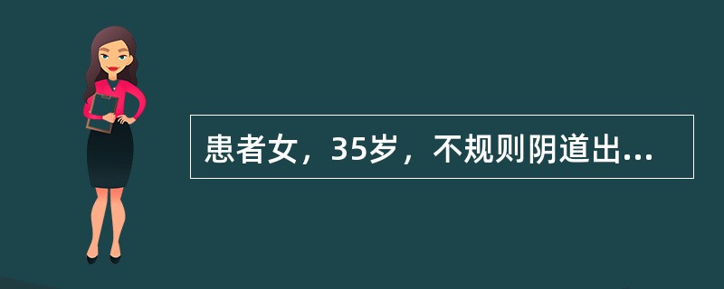 患者女，35岁，不规则阴道出血半年余，子宫超声声像图如下。其最可能的诊断是<img border="0" style="width: 263px; height: