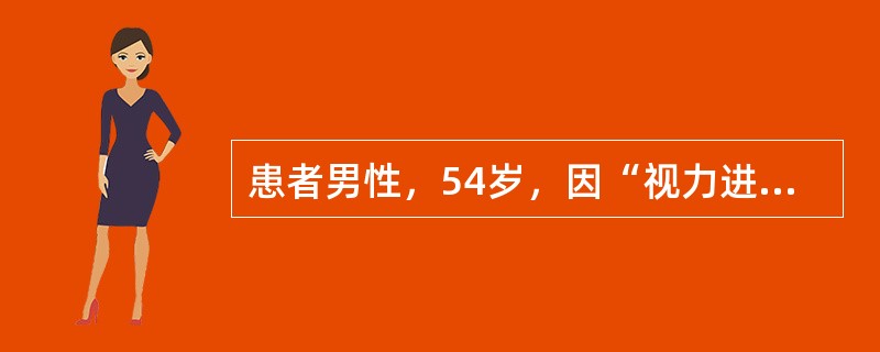 患者男性，54岁，因“视力进行性下降伴恶心、呕吐2个月余”于2011年03月12日16∶22门诊入院。入院后问病史时其家属代诉患者性功能下降2年，最近1周思维混乱、胡言乱语、嗜睡，入院时携带外院CT检