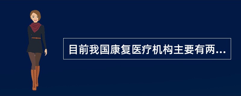 目前我国康复医疗机构主要有两类，即