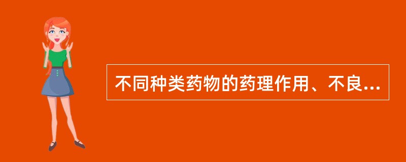 不同种类药物的药理作用、不良反应H2受体阻断药的作用包括：