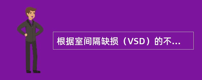 根据室间隔缺损（VSD）的不同位置，临床右心室双出口（DORV）的VSD的类型有