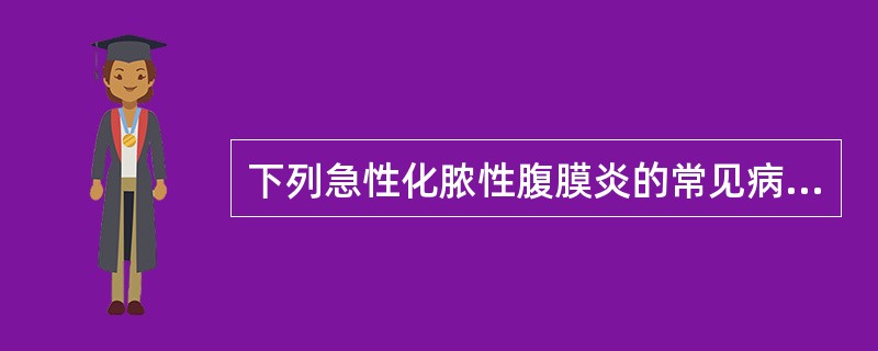 下列急性化脓性腹膜炎的常见病因，错误的是