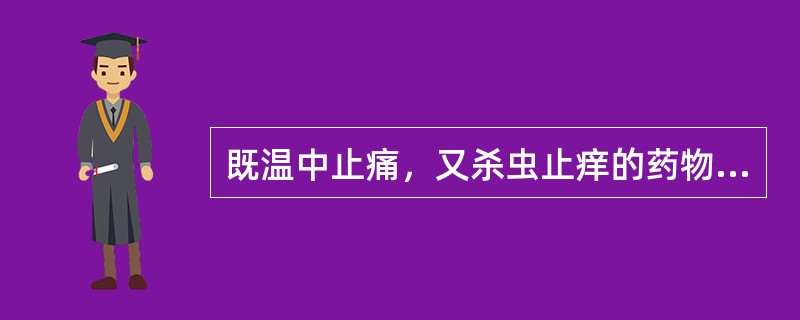 既温中止痛，又杀虫止痒的药物是()