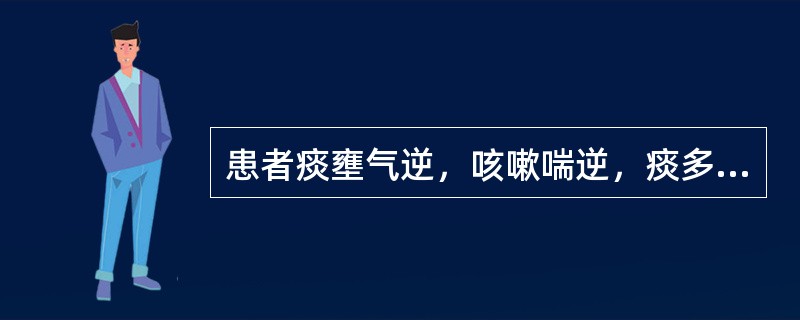 患者痰壅气逆，咳嗽喘逆，痰多胸闷，食少难消，舌苔白腻，脉滑。治疗宜选用：()