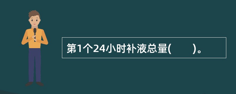 第1个24小时补液总量(　　)。