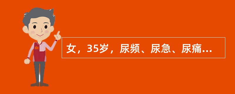 女，35岁，尿频、尿急、尿痛伴腰痛、发热、寒战1天，右侧肾区有压痛、叩击痛，其发热原因最可能是