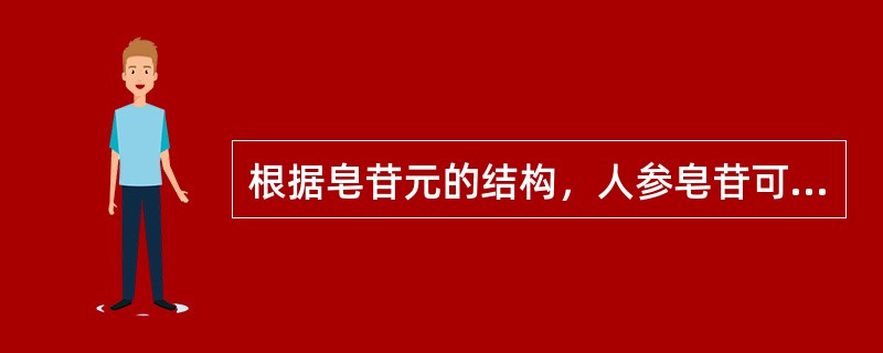 根据皂苷元的结构，人参皂苷可分为哪三种类型