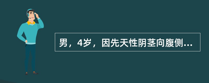 男，4岁，因先天性阴茎向腹侧弯曲，尿道开口位置异常住院，检查见阴茎向腹侧弯曲，尿道开口位于阴茎根部，阴茎、睾丸及阴囊发育良好，但阴茎皮肤稍紧，诊断为尿道下裂。此患者的分型是()