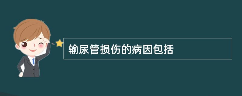 输尿管损伤的病因包括