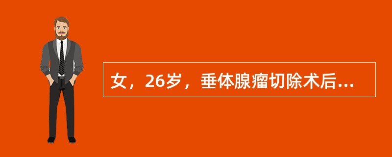 女，26岁，垂体腺瘤切除术后，左眼视物模糊，请根据所提供图像，选择最可能的诊断()<img border="0" style="width: 166px; heig