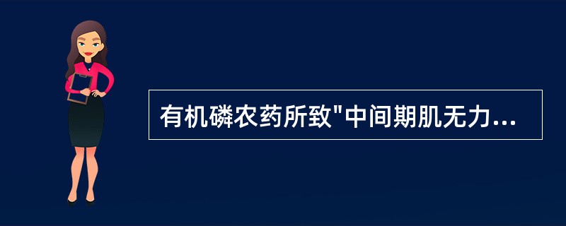 有机磷农药所致"中间期肌无力综合征"的临床特点是