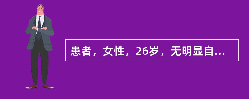 患者，女性，26岁，无明显自觉症状。体检时超声发现左肾上极实质内可见直径为5cm、边界清晰、高回声实性肿块，内部及周边未探及明显血流信号，其余肾内结构未见异常。本病可诊断为（）