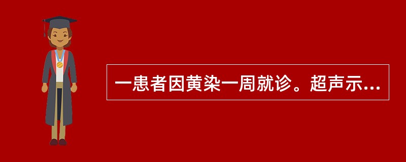 一患者因黄染一周就诊。超声示肝脏肿大，回声增强，肝内胆管树枝状扩张，肝外胆管未显示，胆囊未充盈，其梗阻部位最可能为（）