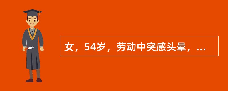 女，54岁，劳动中突感头晕，随即左半身无力，右眼闭合不全，双眼向左凝视。20分钟后患者昏迷，双瞳孔小，四肢软瘫，应考虑的诊断是