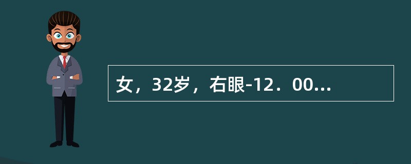 女，32岁，右眼-12．00D矫正视力0．3，左眼-11．00D矫正视力0．4，近2天发现右眼前黑影浮动本患者检查可能发现的病理改变是