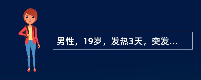 男性，19岁，发热3天，突发心前区疼痛，伴咳嗽、气促，咳嗽或深呼吸时胸痛加重。下列哪项体征对诊断最有意义