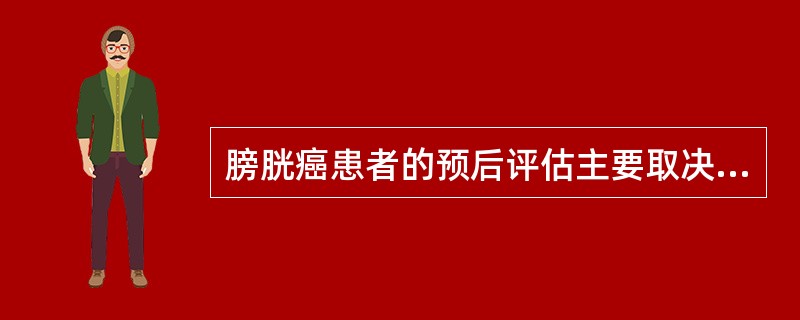 膀胱癌患者的预后评估主要取决于下列哪一项