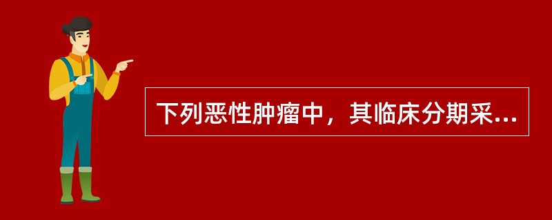 下列恶性肿瘤中，其临床分期采用TNM分期系统的有（）