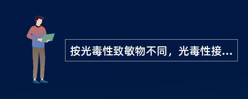 按光毒性致敏物不同，光毒性接触性皮炎包括