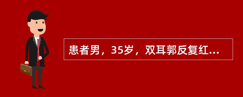 患者男，35岁，双耳郭反复红肿、疼痛2个月，加重20d，双眼痛，结膜充血伴外周小关节肿痛2周。该病可能危及生命的并发症不包括