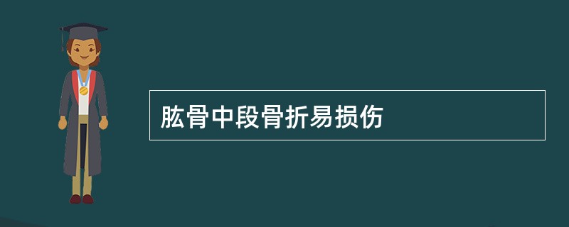肱骨中段骨折易损伤