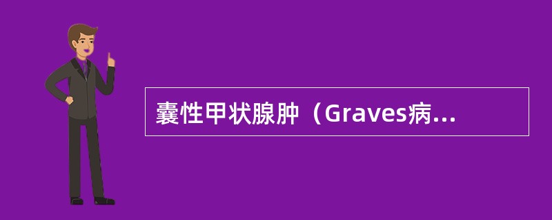 囊性甲状腺肿（Graves病）的声像图特征是