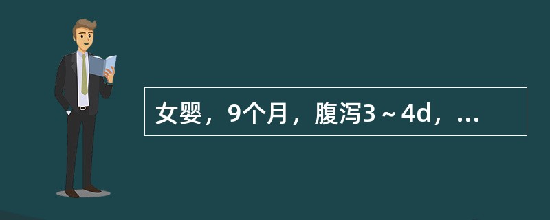 女婴，9个月，腹泻3～4d，大便每天10余次，呈稀水样，伴呕吐每天2～3次。体格检查：皮肤稍干，弹性差，心音低钝。此患儿入院时最重要的处理是 ( )