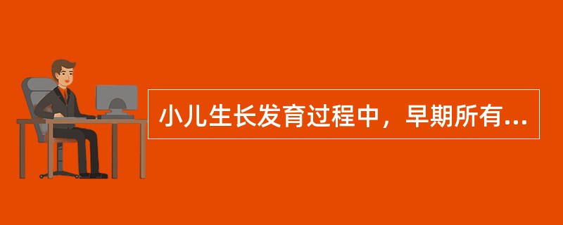 小儿生长发育过程中，早期所有骨髓均为红骨髓并参与造血。随后，脂肪组织（黄骨髓）逐渐替代长骨中的造血组织，这一时期发生在