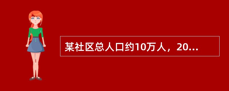 某社区总人口约10万人，2003年因各种疾病死亡1000人。该年共发生结核病300例，原有结核病人400例，2003年全年共有60人死于结核病。结核的发病率为