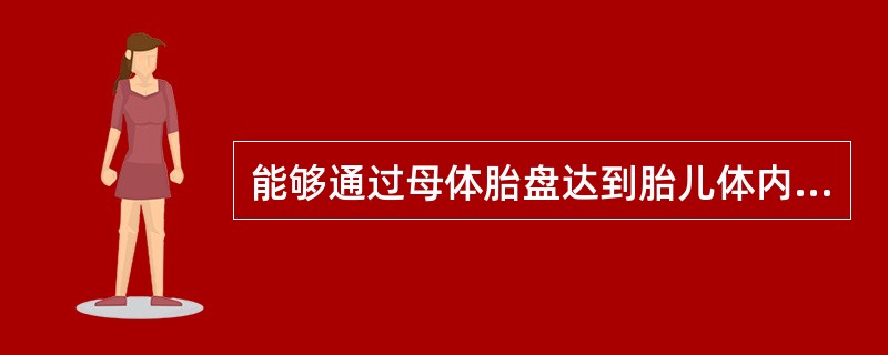 能够通过母体胎盘达到胎儿体内的免疫球蛋白是( )