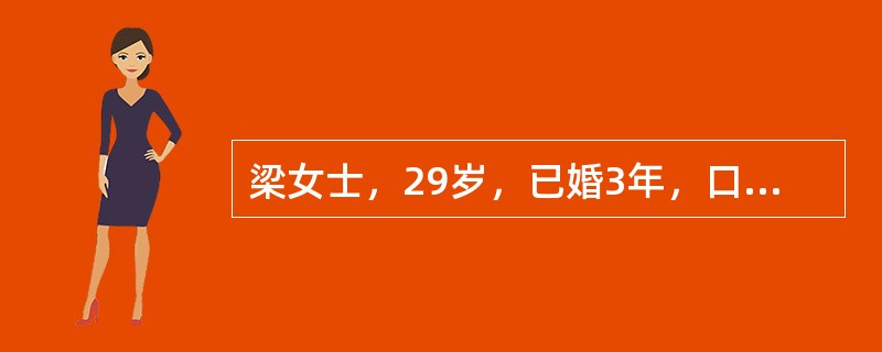 梁女士，29岁，已婚3年，口服短效避孕药避孕，现计划怀孕，建议孕前应停服避孕药