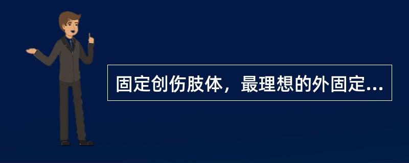 固定创伤肢体，最理想的外固定材料是