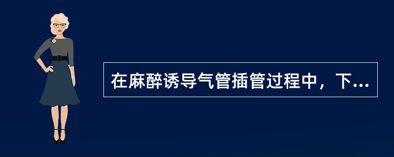 在麻醉诱导气管插管过程中，下列哪项措施可减轻因气管插管引起的心血管副反应